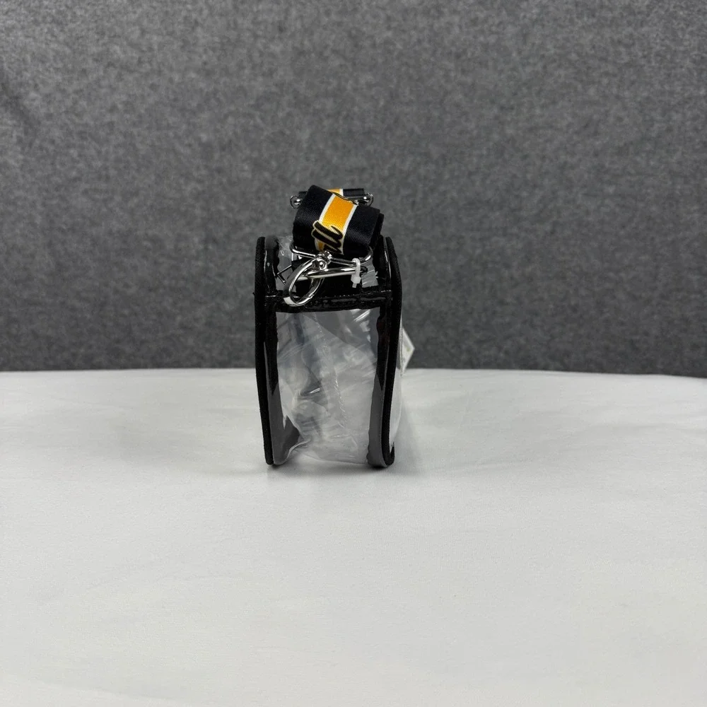FOCO Pittsburgh Steelers Clear Crossbody Bag NFL Stadium Approved Steel City NEW